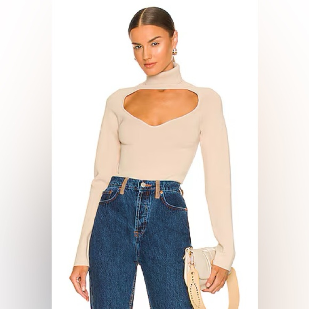 NANUSHKA Fah Cut-Out Knit Top Sweater